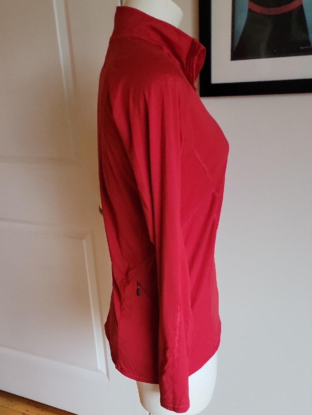 Mountain Hardwear Red Performance Technical Quarter Zip Pullover Small S - Picture 4 of 7